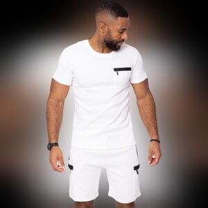 Screen Printed T-Shirt And Short Set